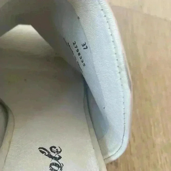 Free People Cara Mule White Size 37 - Picture 4 of 5